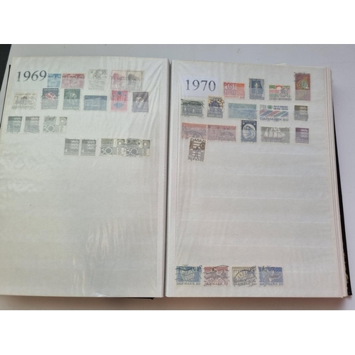 70 - A Stock Book of Denmark Stamps.