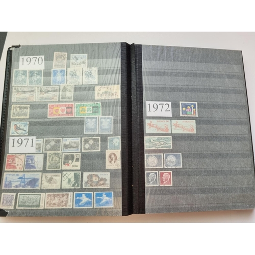 71 - A Stock Book of Stamps from Sweden.