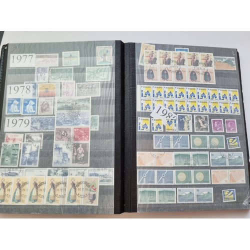 71 - A Stock Book of Stamps from Sweden.