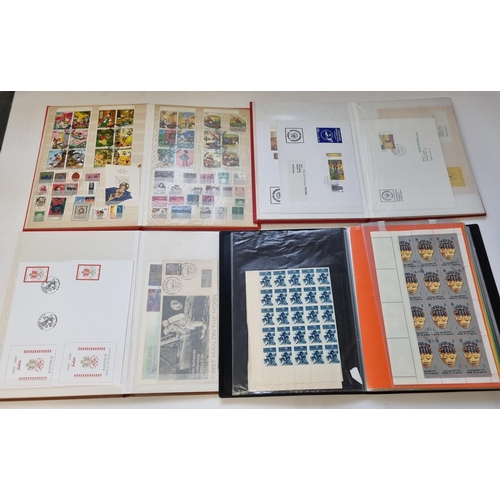 87 - An extremally large quantity of Stamps in eight Albums along with a large quantity of Loose Stamps.