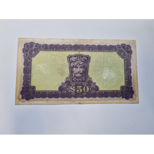 95 - A 1977 Lady Lavery £50 Note 02A029763.  4.4.77