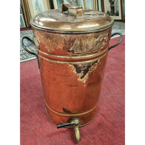 156 - A really good 19th Century Copper Water Urn.