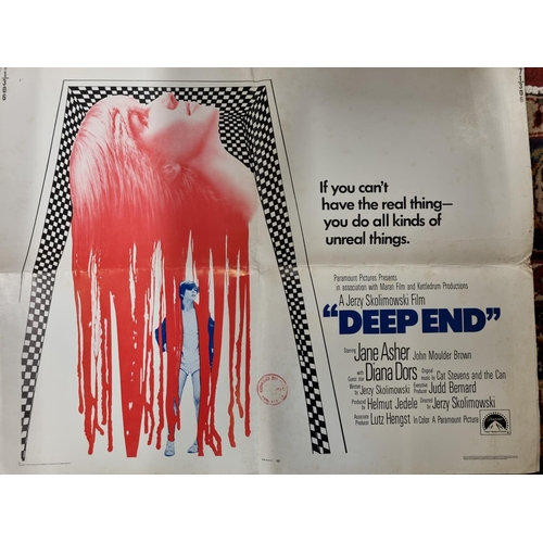 70 - A quantity of Vintage Movie Posters. 'Deep End' along with others US Lobby Cards.