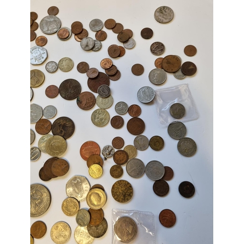 21A - A quantity of Irish and world Coinage.