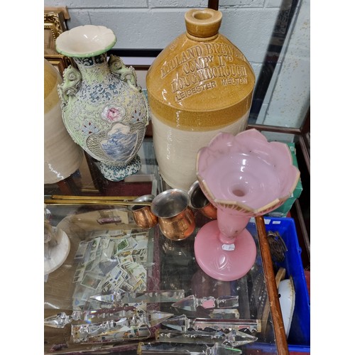 49 - A good quantity of Vintage items to include Stoneware, Copper etc.