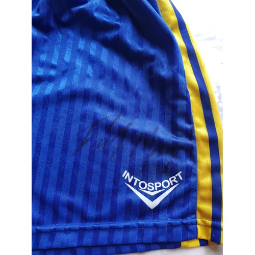 2 - A pair of GAA shorts from the series Normal People, signed by Paul Mescal. 
PLEASE NOTE THERE IS NO ... 