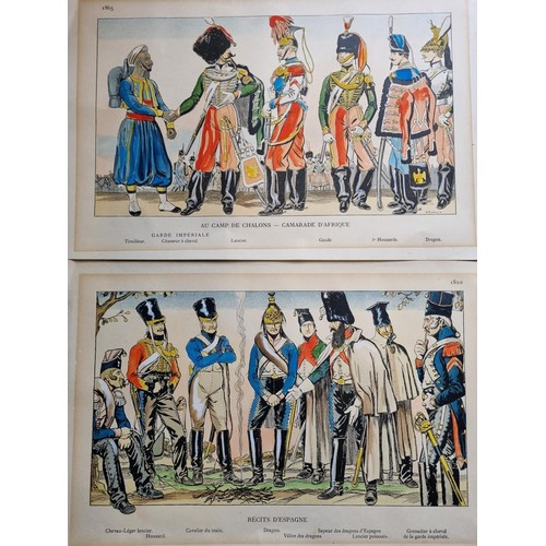 16 - A group of five 19th Century hand coloured Engravings of a Military nature.