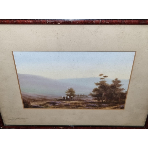 793 - A late 19th Century Watercolour of a moorland scene signed Fenton LR.