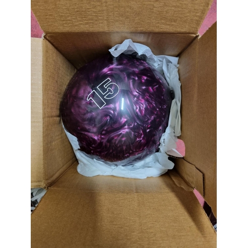 954 - An as new 10 pin Bowling Ball.