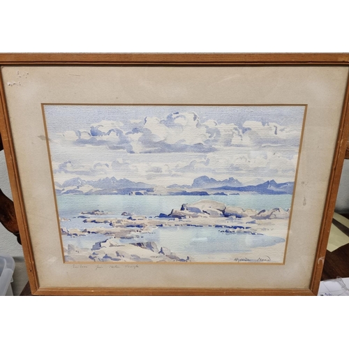 956 - A 20th Century Watercolour, Seascape signed Mead.