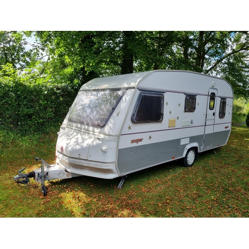 334 - A Sprite Major 5 berth caravan, year 1991, 
Comes with (all working according to the owner)

·      ... 