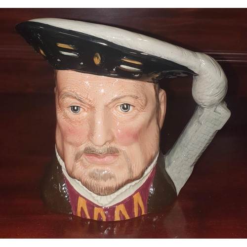 203 - A Royal Doulton Toby Jug 'Henry V111'. D6642.