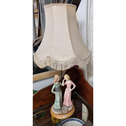 208 - Two Ceramic figural table Lamps.