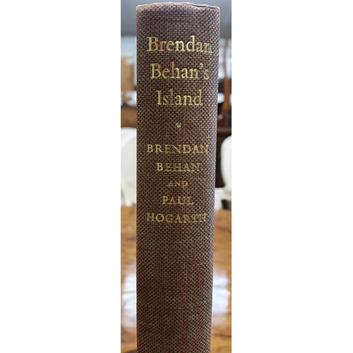 801 - Brendan Behan's Island. An Irish sketchbook by Brendan Behan with drawings by Paul Hobart. First edi... 