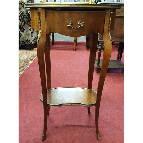 854 - Withdrawn. A good pair of early 20th Century Rosewood and Kingwood Side Tables with gallery bases an... 