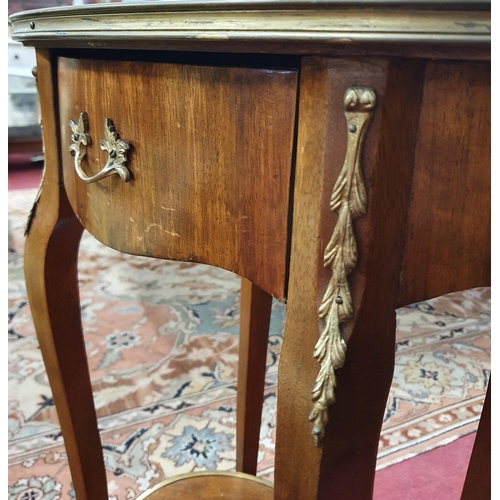 854 - Withdrawn. A good pair of early 20th Century Rosewood and Kingwood Side Tables with gallery bases an... 