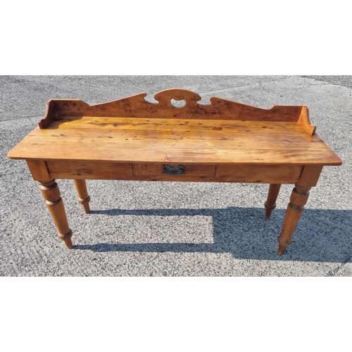 873 - A 19th Century Fruitwood provincial Side Table on tuned supports. ( Bartra House).