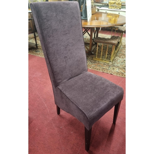 929 - A well upholstered high back Chair.
Height 111, Seat H 51 x W 45 x D 60 cm approx.