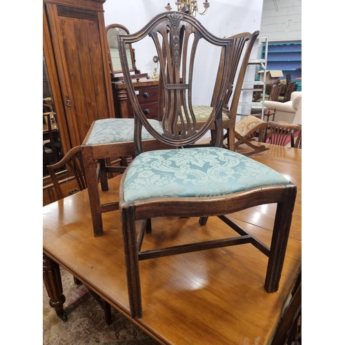 468 - An early 19th Century and another late Georgian Mahogany Chair.