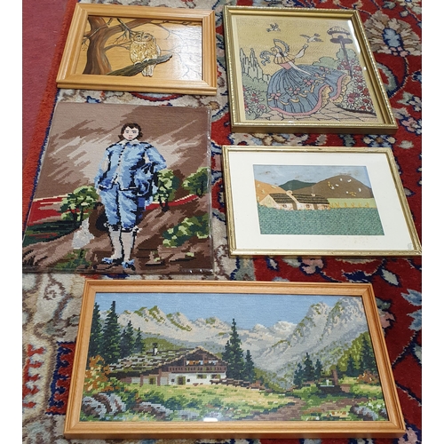 118 - A large quantity of Pictures and Prints to include oils, tapestries etc.