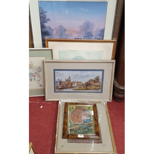 118 - A large quantity of Pictures and Prints to include oils, tapestries etc.