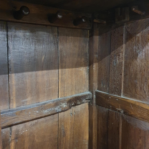 180 - A good early 19th Century Oak two door Cupboard. 163 x 56 x H 185 cm approx.