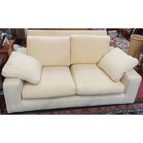 462 - A large rich cream Minotti Couch. W 172 x D 92 cm approx.