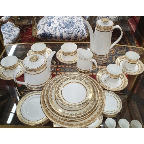 504 - An extremely good quantity of Elizabethan Porcelain Dinnerwares 'Swiss Cottage' pattern.