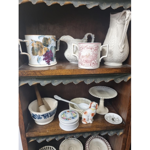 287 - A large quantity of 19th Century Delph, Porcelain and other items from a country house.