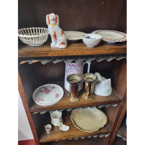 287 - A large quantity of 19th Century Delph, Porcelain and other items from a country house.