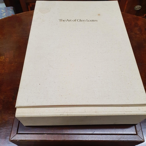 238 - This lot has been WITHDRAWN BY THE VENDOR. The Art of Glen Loates. A large cased bound Book by Paul ... 