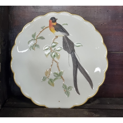 703 - A collection of five Royal Worcester limited edition collectors Plates 'The Birds of Dorothy Dougher... 