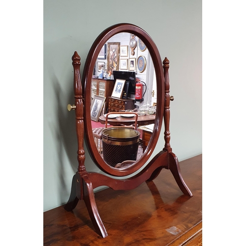 591 - A 20th Century Mahogany half moon Table with roped edge detail and carved cabriole supports 90 x 46 ... 