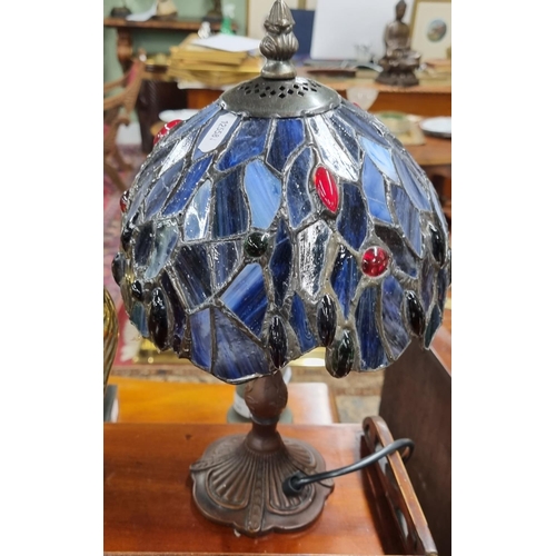 1023 - A pair of Galle style table Lamps.