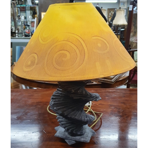 788 - A figural Table Lamp depicting Ducks along with another table lamp.