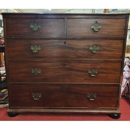 507 - A good Georgian Mahogany Chest of Drawers. 108 x 57 x H 96 cm approx.