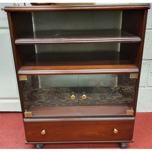 167 - A quantity of items to include a Mahogany and veneered Corner Unit a Mahogany three drawer Chest, TV... 