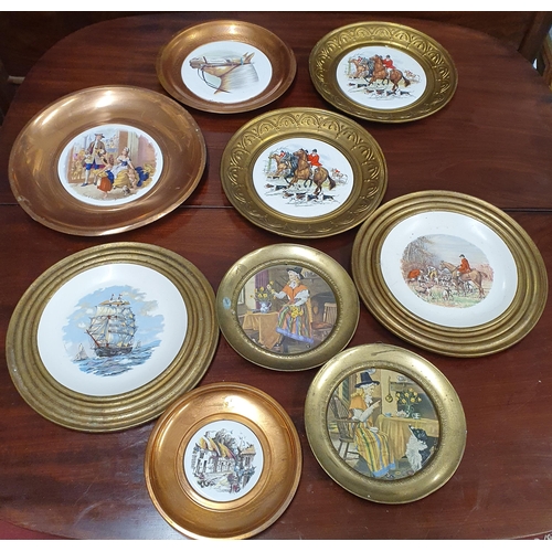 1199 - A Large Group of Vintage Tins Some Rare Along With A Collection Of Decorative Wall Plates