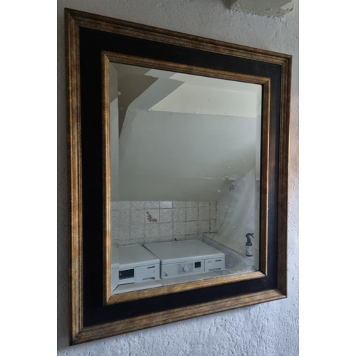 847 - A good Gilt beveled edge Mirror 65 x 55 cm approx.