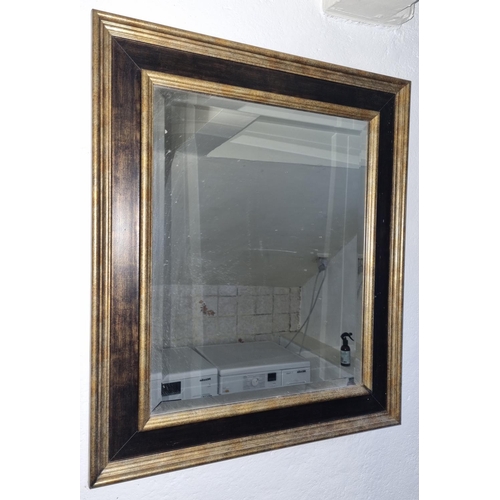 847 - A good Gilt beveled edge Mirror 65 x 55 cm approx.