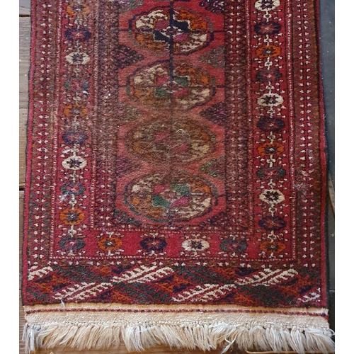 853 - A small Persian Rug. 200 x 53 cm approx.