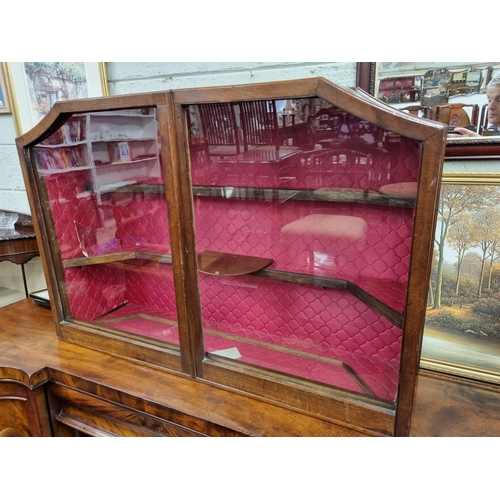 13 - A really good 19th Century Table top Display Cabinet with fitted interior. 112 x 32 x H 76 cm approx... 