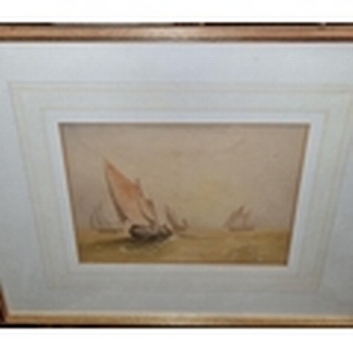 30 - A 19th Century Watercolour of Sailing Boats.