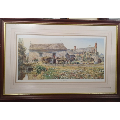 140 - Two 20th Century artists Proofs after Graham  'A Corner of Old England' 'Summer Tranquillity' both s... 