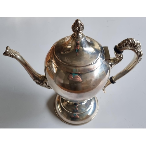 350 - A good Egyptian Silver Coffee set, hallmarked.  2270 Gms approx.