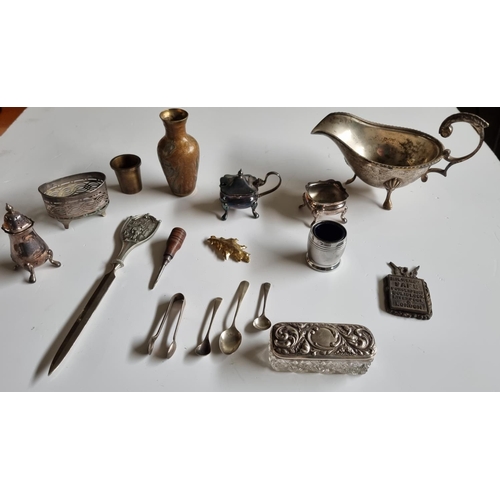 19 - A quantity of Silver, Silver plate etc.