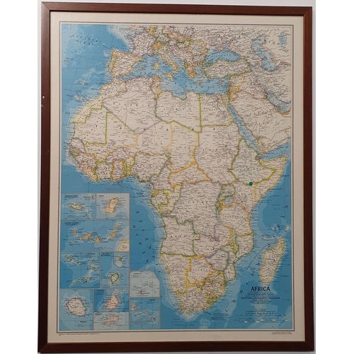 284 - A Group x of maps and pictures
Largest 80 x 63 cm approx.