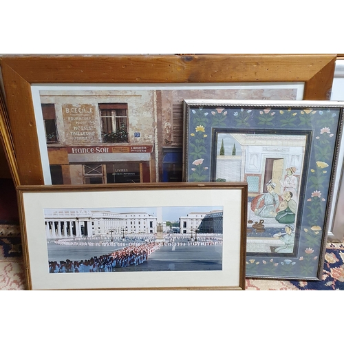 284 - A Group x of maps and pictures
Largest 80 x 63 cm approx.