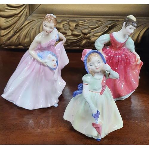 5 - Three Royal Doulton Figures 'Invitation' HN2170 'Barbie HN1879 and 'Fair Maiden' HN2434.