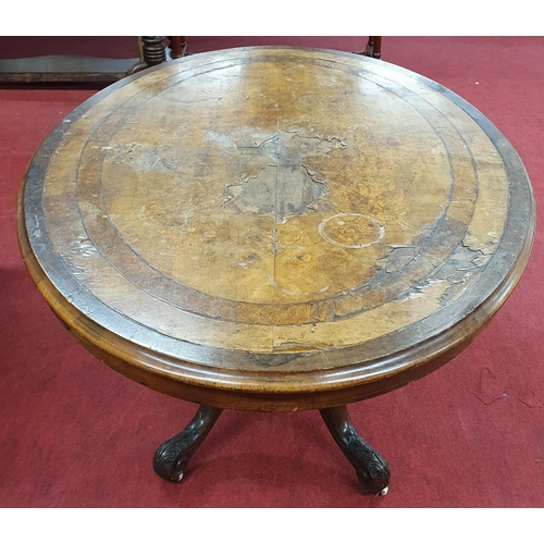 15 - A Furniture Group Lot to include A 19th Century Tilt Top Breakfast Table along with a Octagonal Side... 